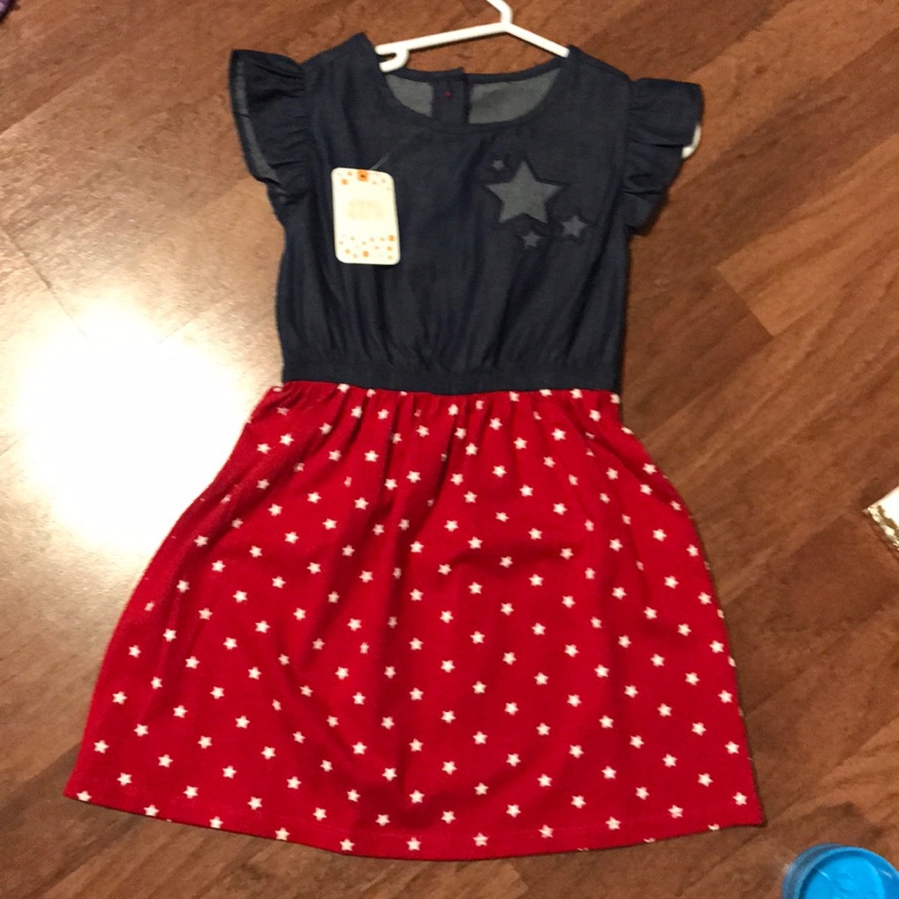 Gymboree red, white & blue dress